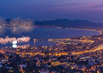 Fireworks in Cannes